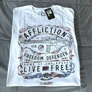 NWT Affliction Live Free Short Sleeve T-Shirt- 3XL